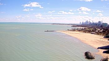 Weather camera view of Edgewater Beach.