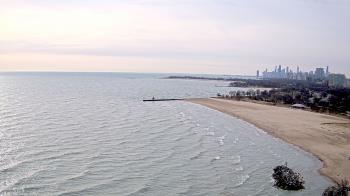 Weather camera view of Edgewater Beach.