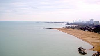 Weather camera view of Edgewater Beach.