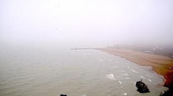 Weather camera view of Edgewater Beach.