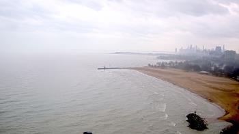 Weather camera view of Edgewater Beach.