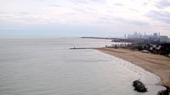 Weather camera view of Edgewater Beach.