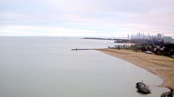 Weather camera view of Edgewater Beach.