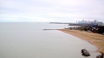 Weather camera view of Edgewater Beach.