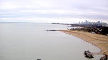 Weather camera view of Edgewater Beach.