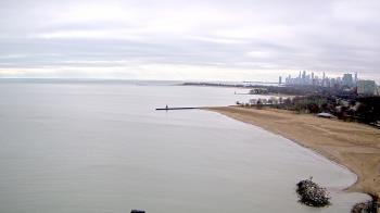 Weather camera view of Edgewater Beach.