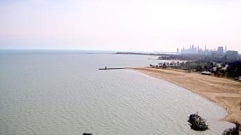 Weather camera view of Edgewater Beach.