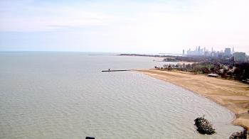 Weather camera view of Edgewater Beach.