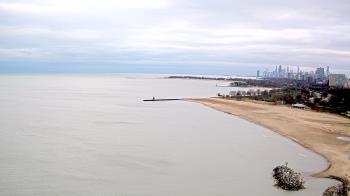 Weather camera view of Edgewater Beach.