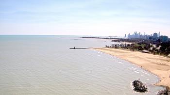 Weather camera view of Edgewater Beach.