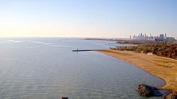 Weather camera view of Edgewater Beach.
