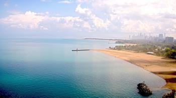 Weather camera view of Edgewater Beach.