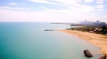 Weather camera view of Edgewater Beach.