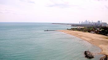 Weather camera view of Edgewater Beach.