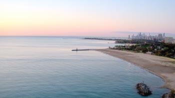 Weather camera view of Edgewater Beach.