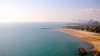 Weather camera view of Edgewater Beach.
