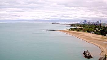 Weather camera view of Edgewater Beach.