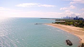 Weather camera view of Edgewater Beach.
