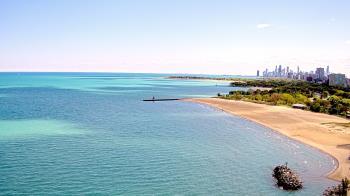 Weather camera view of Edgewater Beach.