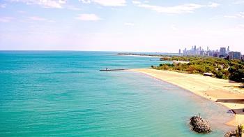 Weather camera view of Edgewater Beach.
