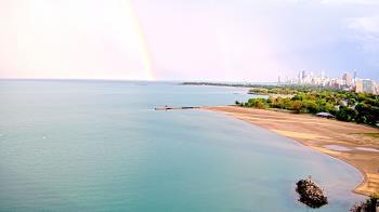 Weather camera view of Edgewater Beach.