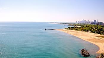 Weather camera view of Edgewater Beach.