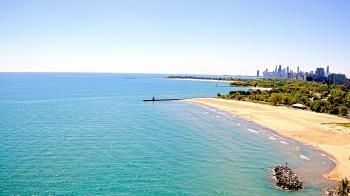 Weather camera view of Edgewater Beach.