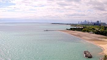 Weather camera view of Edgewater Beach.
