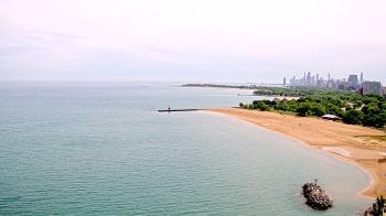 Weather camera view of Edgewater Beach.