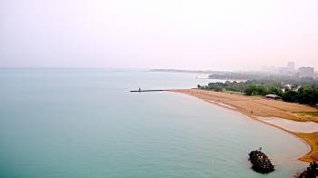 Weather camera view of Edgewater Beach.