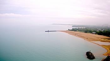 Weather camera view of Edgewater Beach.