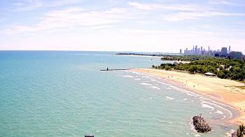 Weather camera view of Edgewater Beach.
