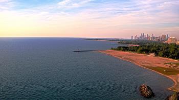 Weather camera view of Edgewater Beach.