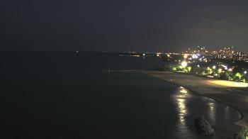 Weather camera view of Edgewater Beach.