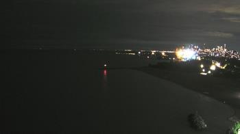 Weather camera view of Edgewater Beach.