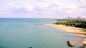 Weather camera view of Edgewater Beach.