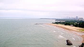 Weather camera view of Edgewater Beach.