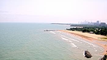 Weather camera view of Edgewater Beach.