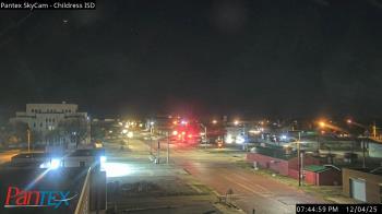 Weather camera view of Childress ISD.