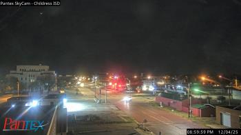 Weather camera view of Childress ISD.