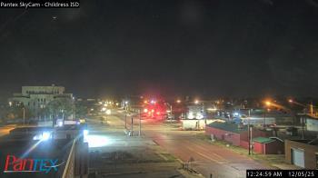 Weather camera view of Childress ISD.