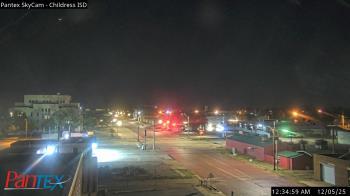 Weather camera view of Childress ISD.