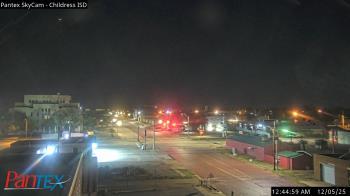 Weather camera view of Childress ISD.