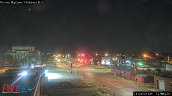 Weather camera view of Childress ISD.