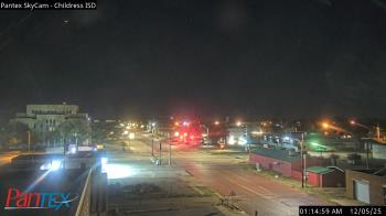 Weather camera view of Childress ISD.
