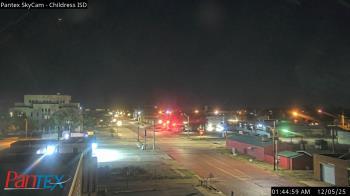 Weather camera view of Childress ISD.
