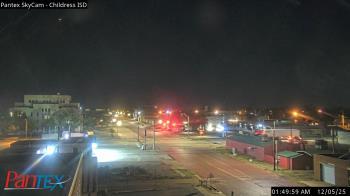 Weather camera view of Childress ISD.