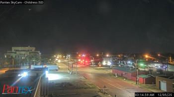 Weather camera view of Childress ISD.