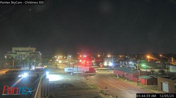 Weather camera view of Childress ISD.
