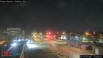 Weather camera view of Childress ISD.